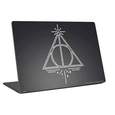Wizarding Worlds Harry Potter Deathly Hallows Symbol Universal Laptop 16in (13 x 9.4in) Skin
